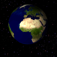 rotating earth large 